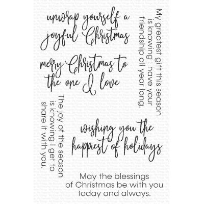 My Favorite Things Clear Stamps - Inside & Out Christmas Greetings